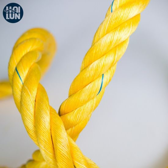3-х прядная плетеная рыболовная и швартовная веревка из полипропилена Danline
