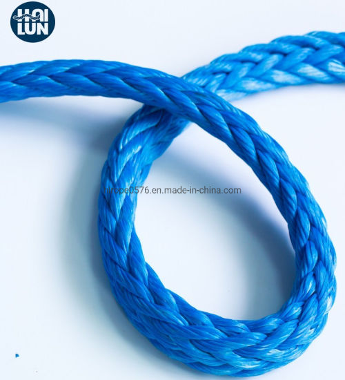 Высокопрочный синий UHMWPE веревка буксировки