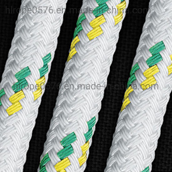 PP многофиламентная двойная плетеная веревка для причал лебедка
