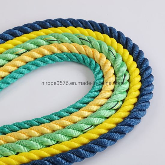 3-х прядная полипропиленовая веревка / веревка из полипропилена для рыбной ловли и морской