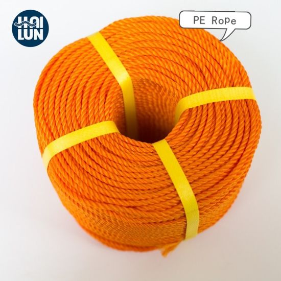 Высококачественный скрученный PP/PE/Нейлоновая веревка 3Strand/4strand/8strand Polypropylene/Polyetylene Plastice Rope для рыбалки