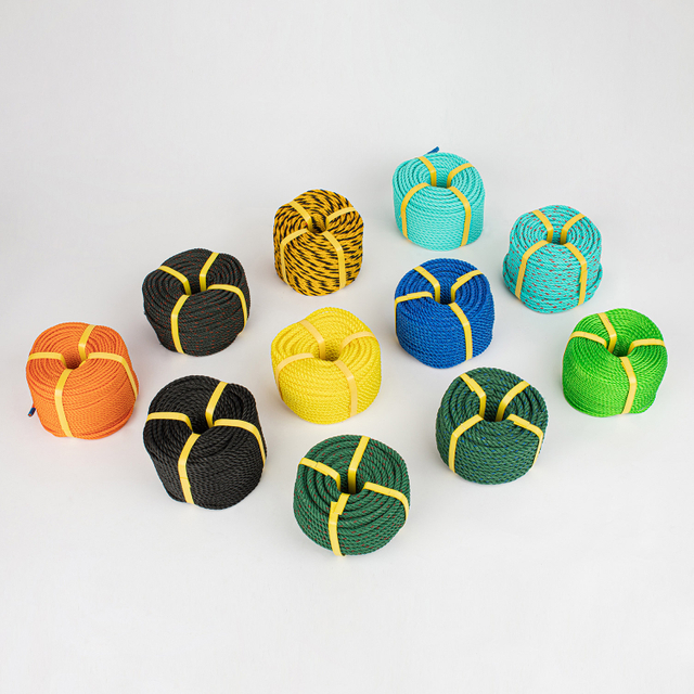 Высококачественный скрученный PP/PE/Нейлоновая веревка 3Strand/4strand/8strand Polypropylene/Polyetylene Plastice Rope для рыбалки