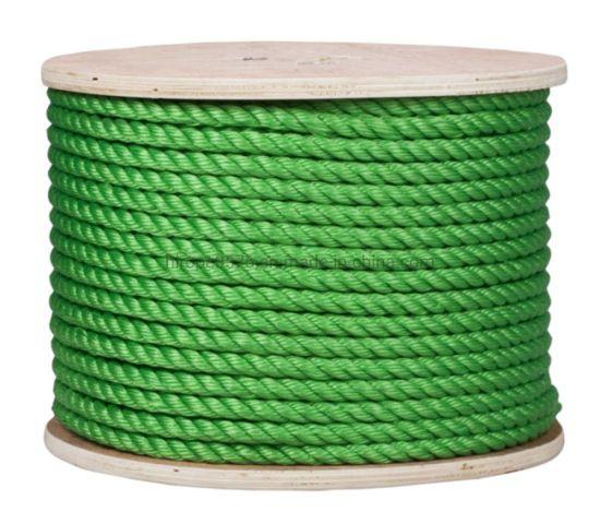 4 прядь зеленой длины 200 м на рулон полипропиленовая веревка
