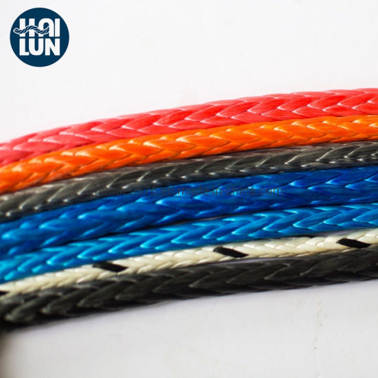 Super Quality 12-Strand причал UHMWPE / HMWPE веревка