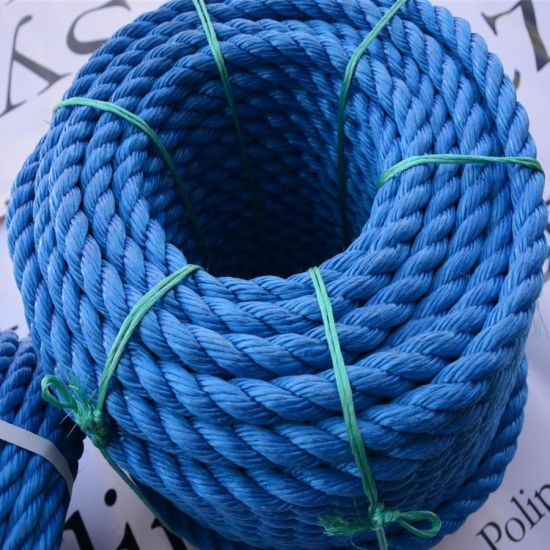 Blue 3 Strand PP Веревка морская веревка лодка веревка рыболовная веревка