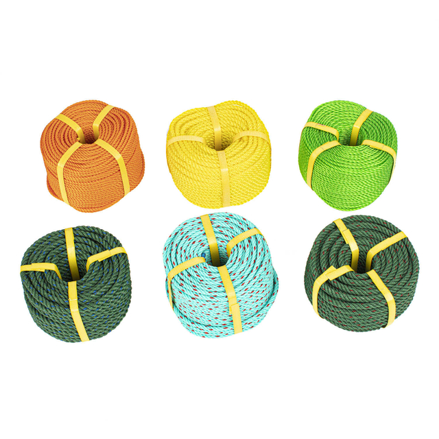 3strand Twist PE цветная веревка в катушке