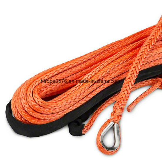 Сильное волокно лебедка веревка HMWPE веревка веревки