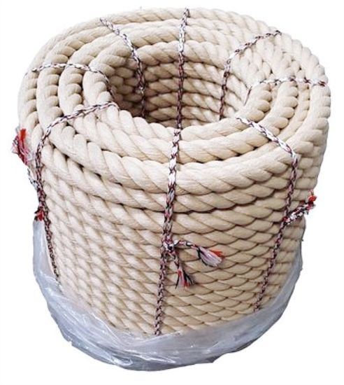 45 футов- натуральная конопляная веревка / толщина 6 мм