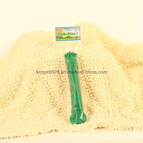 Защита окружающей среды ПВХ + полиэфирная пряжа веревка для белья