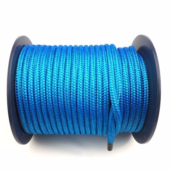 Высококачественный трос из полиэфирного волокна с двойной оплеткой 8 мм 10 мм 12 мм 14 мм королевский синий