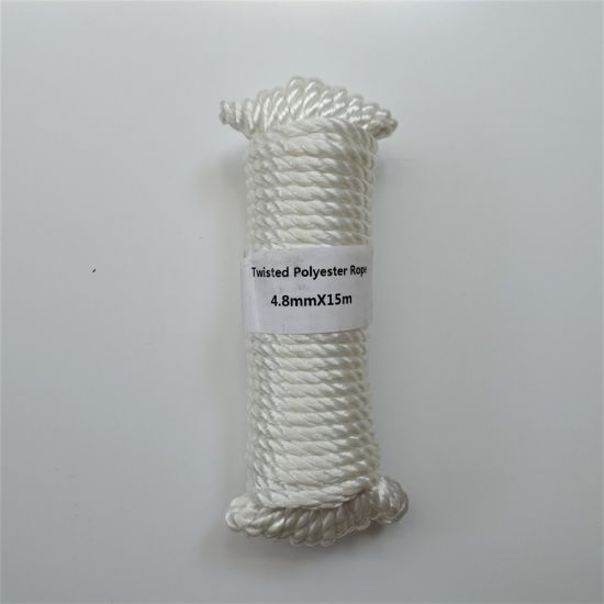 4,8 мм 15 мм 3strand Polyester Prooded Toped