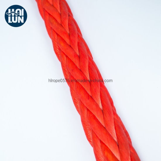 12 Strand UHMWPE / HMPE HMWPE веревка лебедка веревка морская веревка